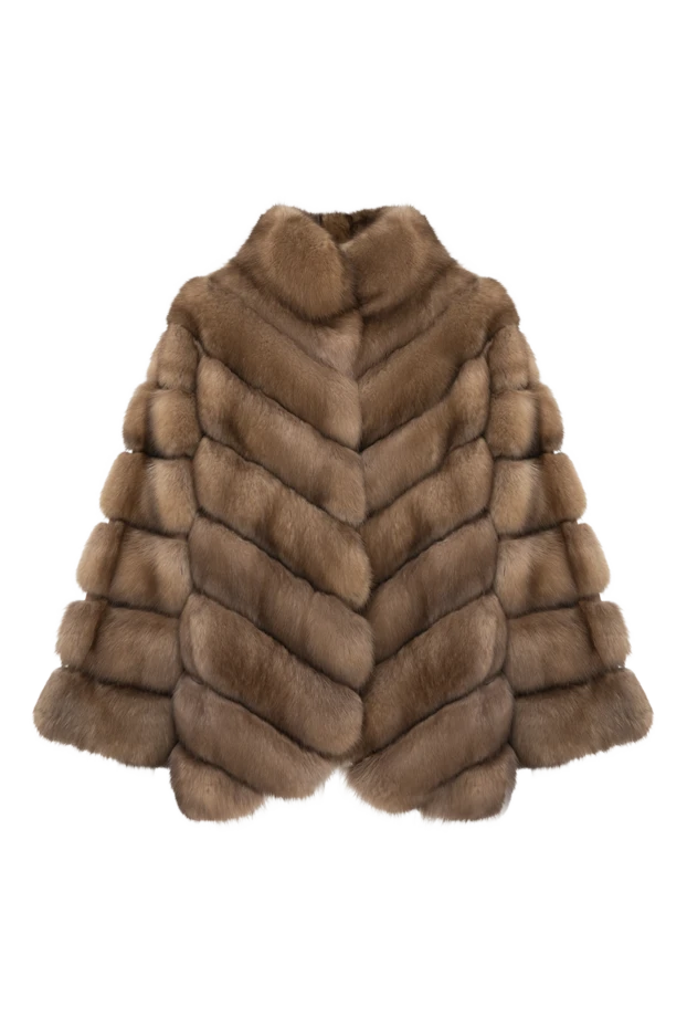 Giorgio Magnani woman women's beige sable fur coat купить с ценами и фото 179849 - photo 1