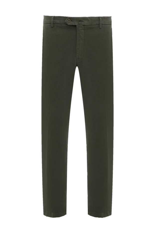 Loro Piana man men's green trousers made of cotton and elastane купить с ценами и фото 179851 - photo 1