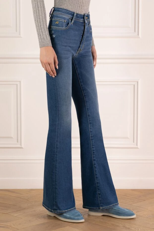 Jacob Cohen джинсы женские с расклешённым низом из эластичного денима средней плотности
 179897 - фото 3