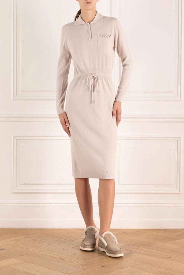 Peserico платье трикотажное белое женское 179904 - фото 2