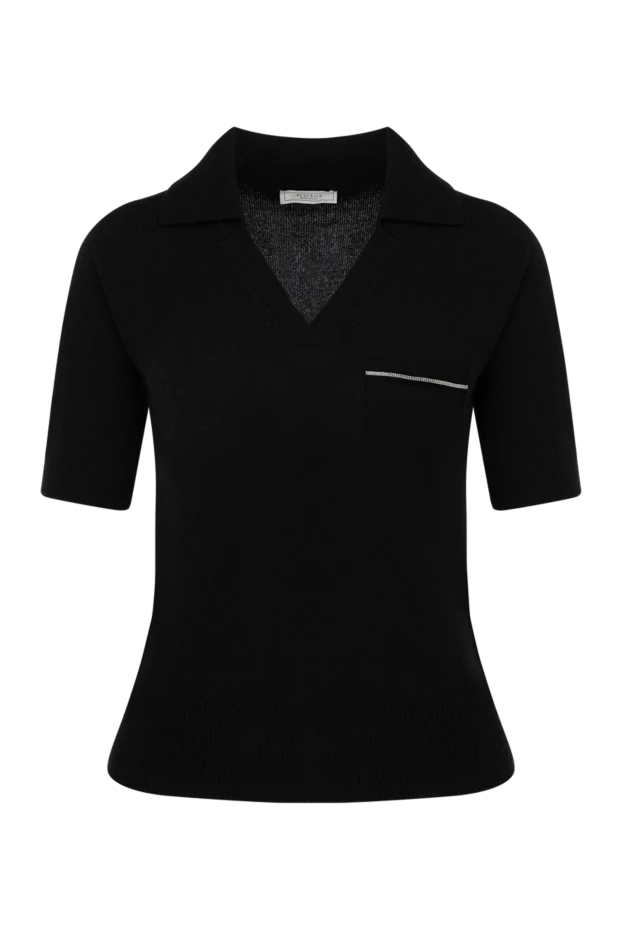 Cashmere jumper with short sleeves and elasticated hem
- photo 1