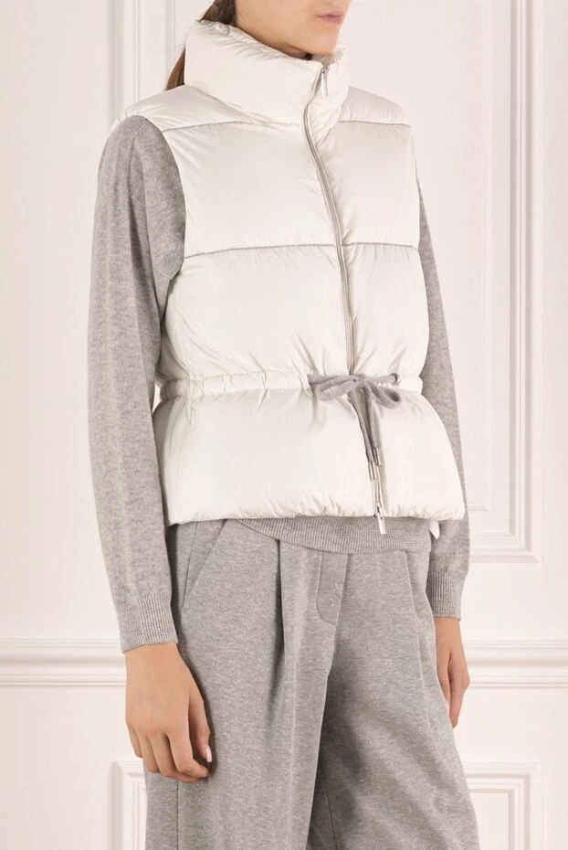 Peserico women's white polyester vest 179948 - photo 3