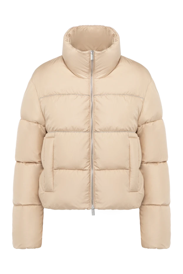 Women's beige polyester jacket. - photo 1