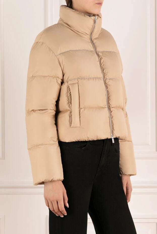 Peserico куртка женская бежевая из полиэстера. 179953 - фото 3