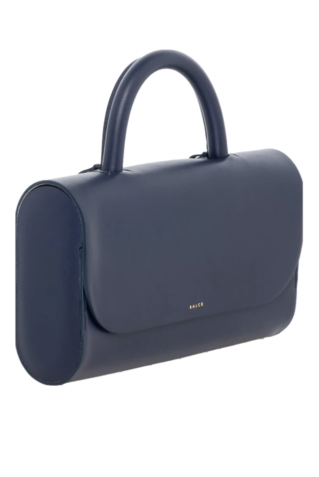 Salce197 сумка женская синяя из натуральной кожи 179974 - фото 3