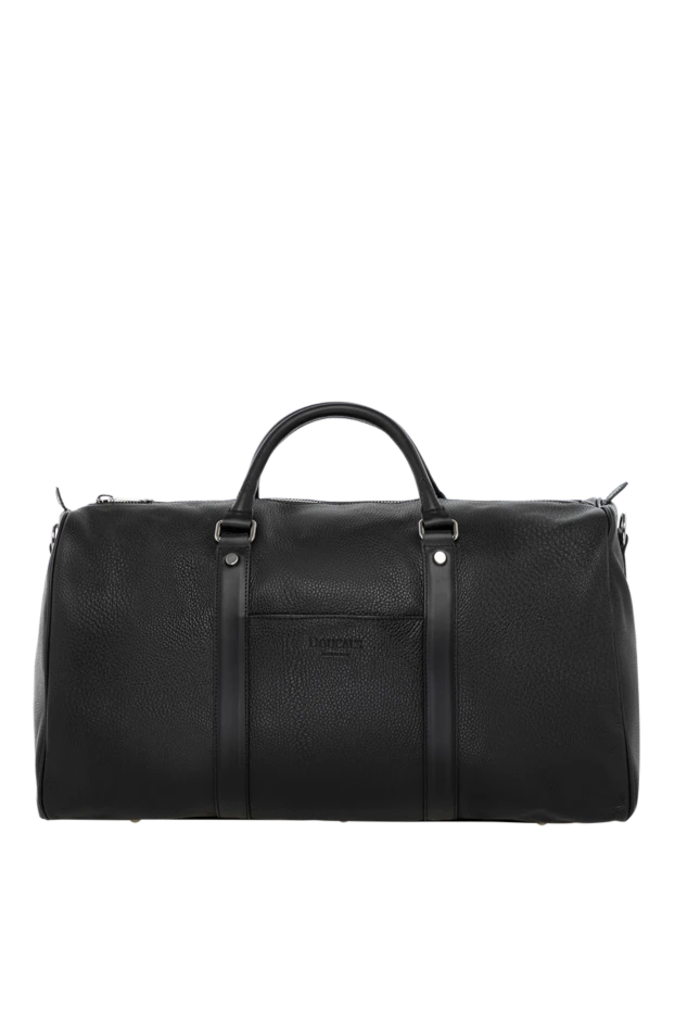 Doucal`s man men's travel bag, black, made of genuine leather купить с ценами и фото 180010 - photo 1