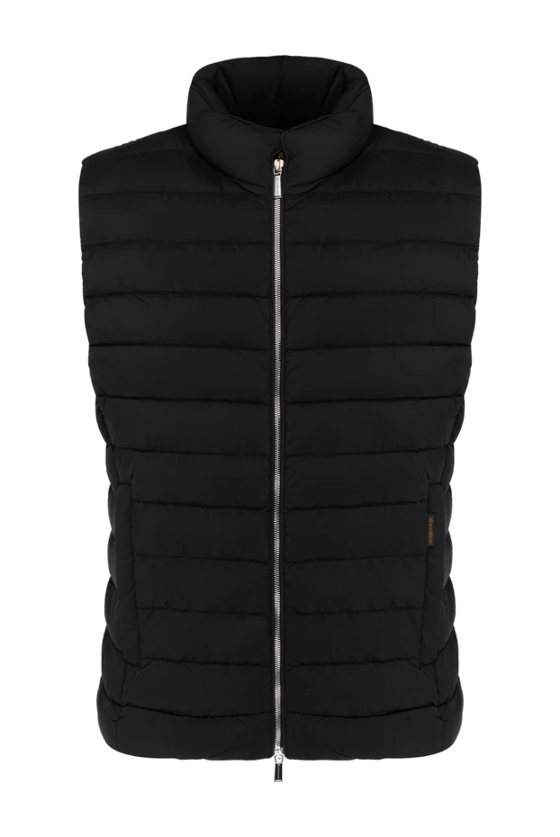 Moorer man men's black vest made of polyamide and polyurethane купить с ценами и фото 180023 - photo 1