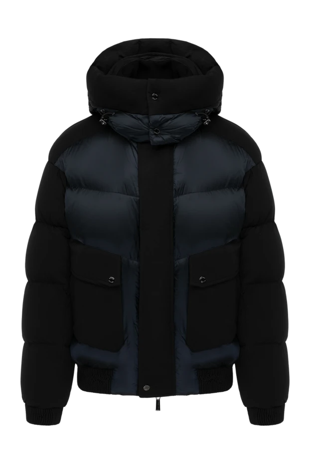 Moorer man men's blue down jacket made of polyamide купить с ценами и фото 180025 - photo 1