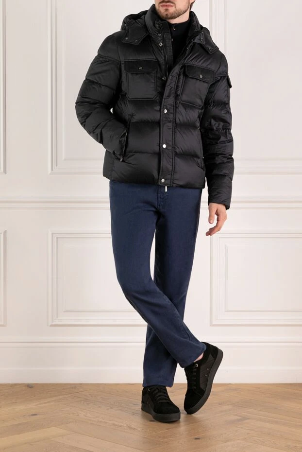 Ерлерге арналған көк полиамидті күрте - фото 2