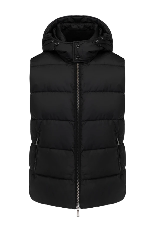 Moorer man men's black polyester vest купить с ценами и фото 180032 - photo 1