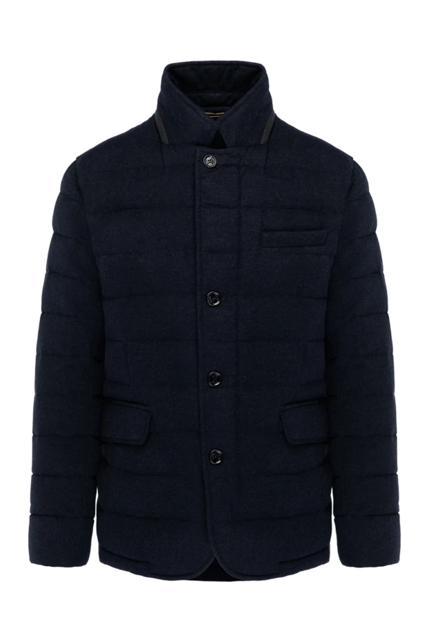 Moorer man men's blue cashmere down jacket купить с ценами и фото 180048 - photo 1