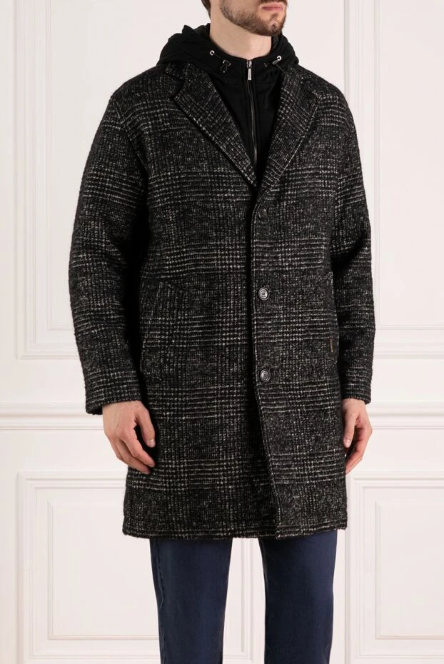 Moorer man men's blue cashmere coat 180223 - photo 3