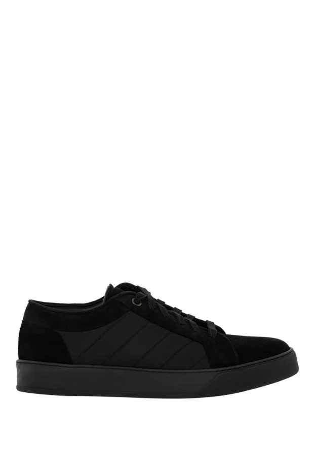 Moorer man men's black nubuck sneakers купить с ценами и фото 180059 - photo 1