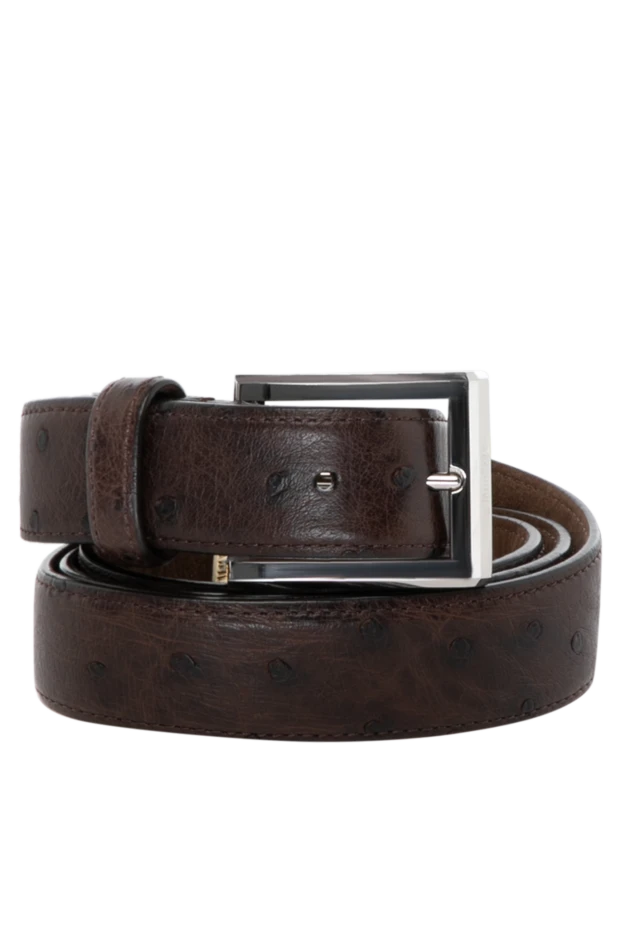 Moorer man men's brown genuine leather belt купить с ценами и фото 180063 - photo 1