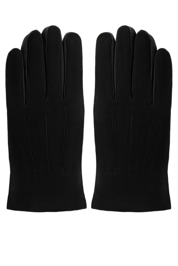 Moorer man women's gloves black made of genuine leather купить с ценами и фото 180067 - photo 1