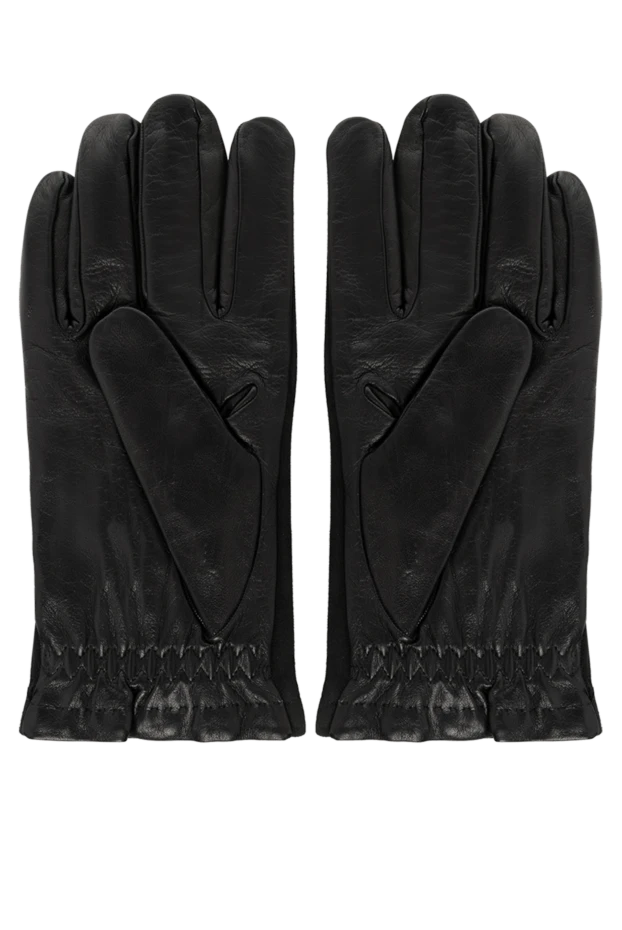 Moorer men's gloves black made of genuine leather 180067 - photo 3