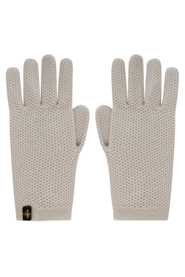 Moorer woman women's gray cashmere gloves купить с ценами и фото 180070 - photo 1