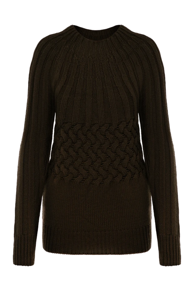 Moorer woman women's brown wool jumper купить с ценами и фото 180101 - photo 1