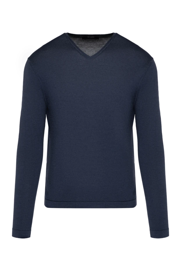 Moorer man men's blue wool jumper купить с ценами и фото 180111 - photo 1