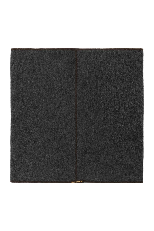 Moorer men's warm cashmere buff with a soft fit and double texture
 180158 - photo 3