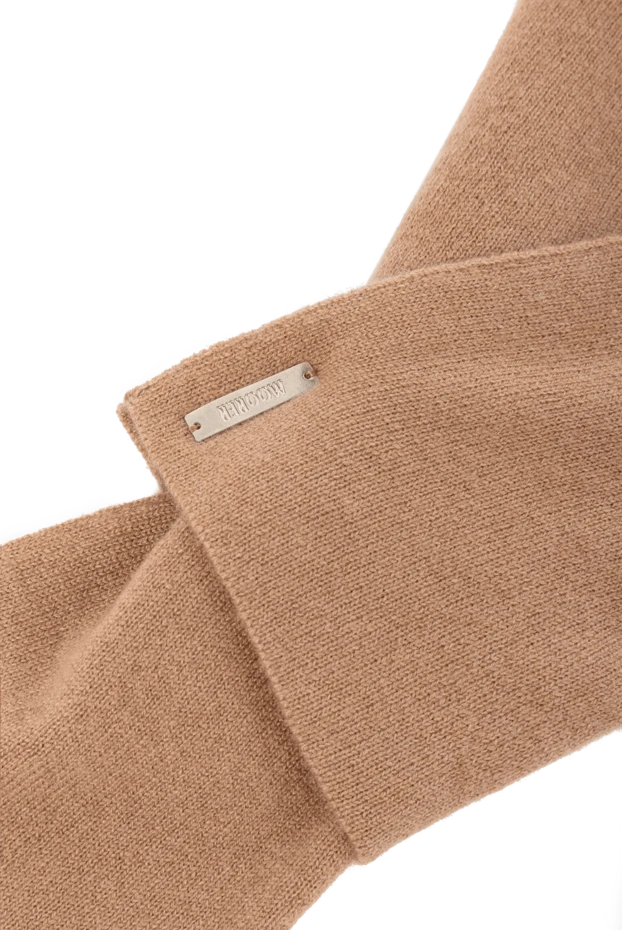 Moorer beige cashmere scarf with a loop for men 180170 - photo 3
