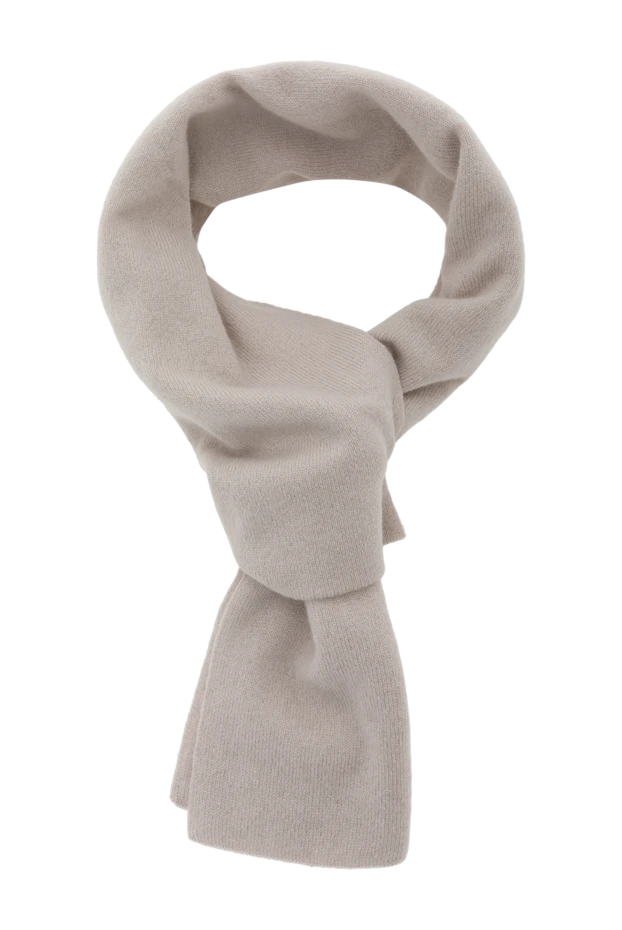 Ерлерге арналған жұмсақ кашемир шарфы бежевый - фото 1
