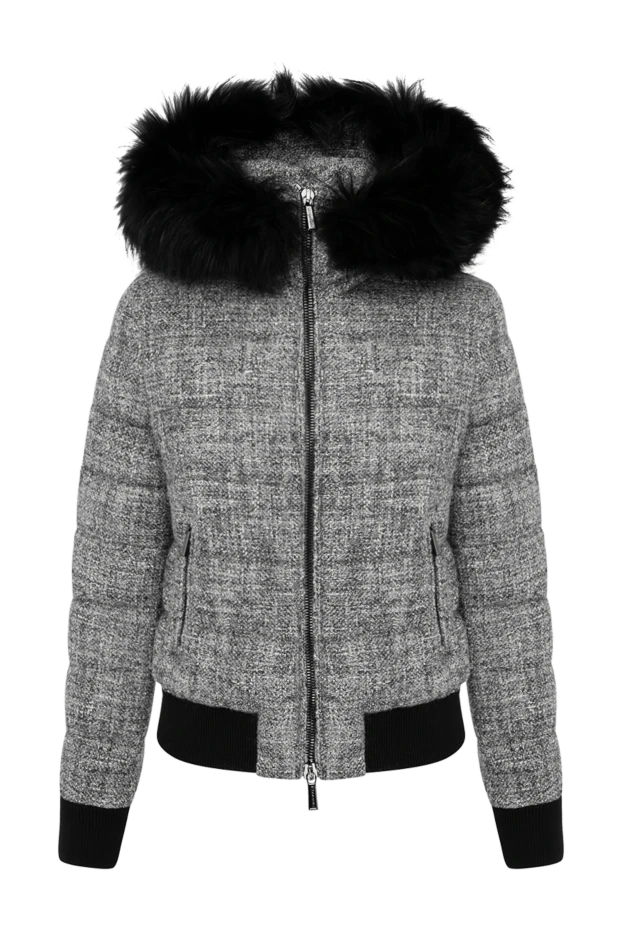 Moorer woman women's down jacket gray купить с ценами и фото 180174 - photo 1