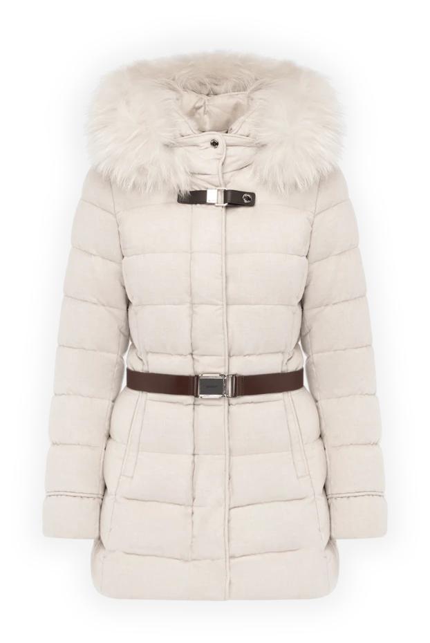 Moorer woman women's gray cashmere down jacket купить с ценами и фото 180178 - photo 1