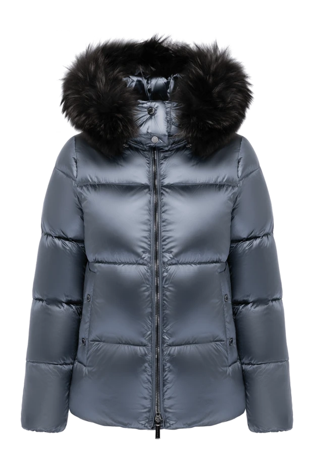 Moorer woman women's blue down jacket made of polyamide купить с ценами и фото 180192 - photo 1