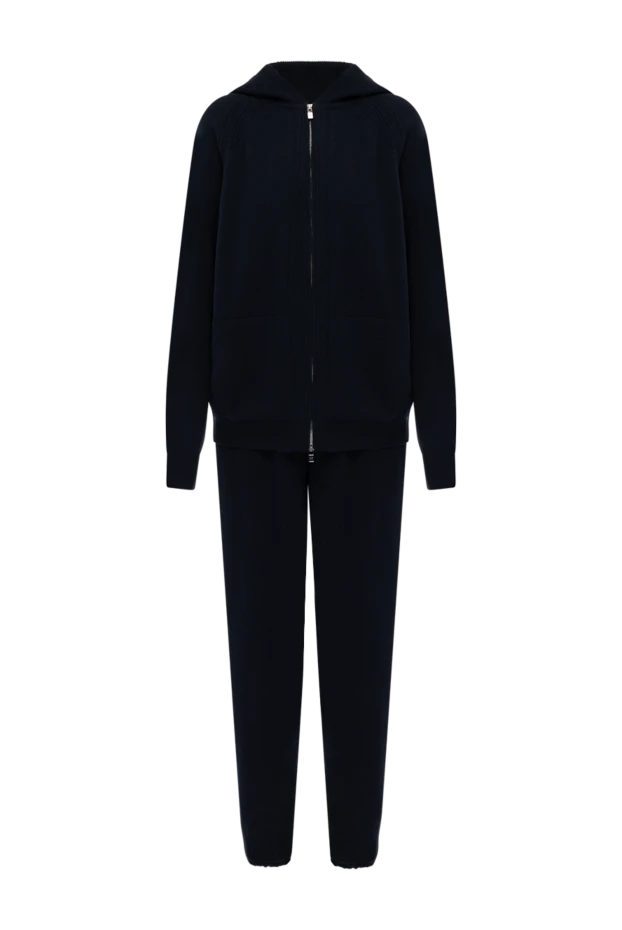 Loro Piana woman women's blue walking suit made of cashmere купить с ценами и фото 180215 - photo 1