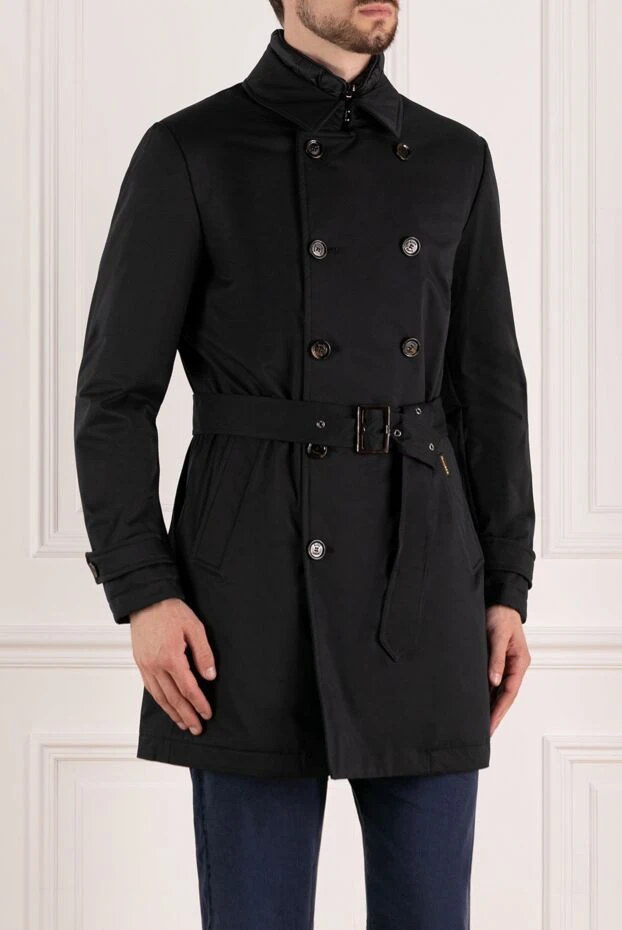 Moorer man men's blue cashmere coat 180223 - photo 3