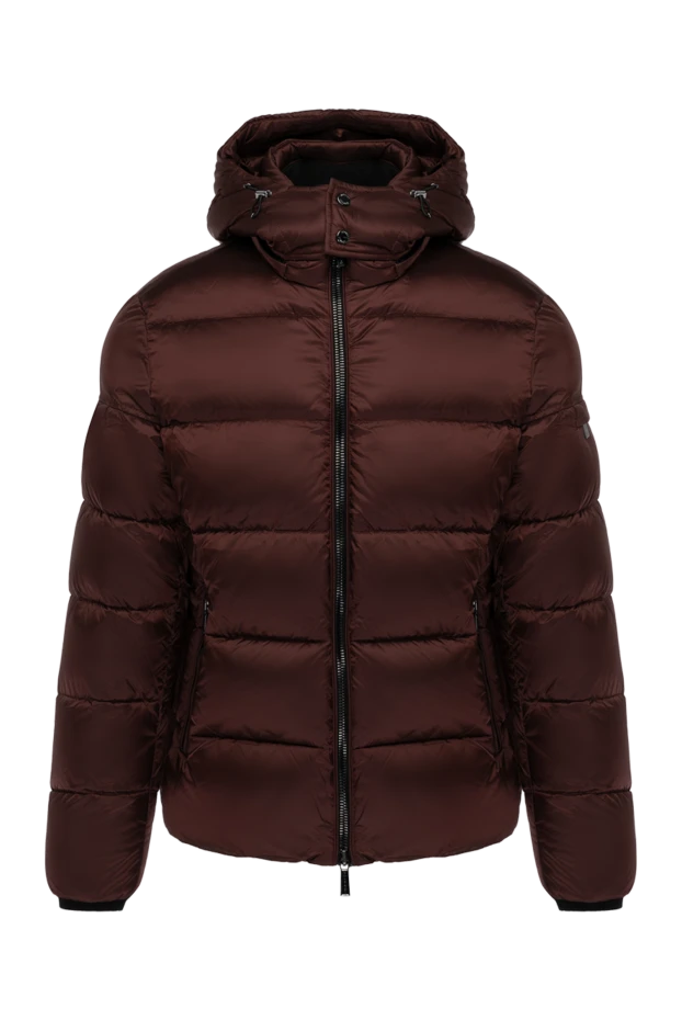 Moorer man men's burgundy polyamide down jacket купить с ценами и фото 180231 - photo 1