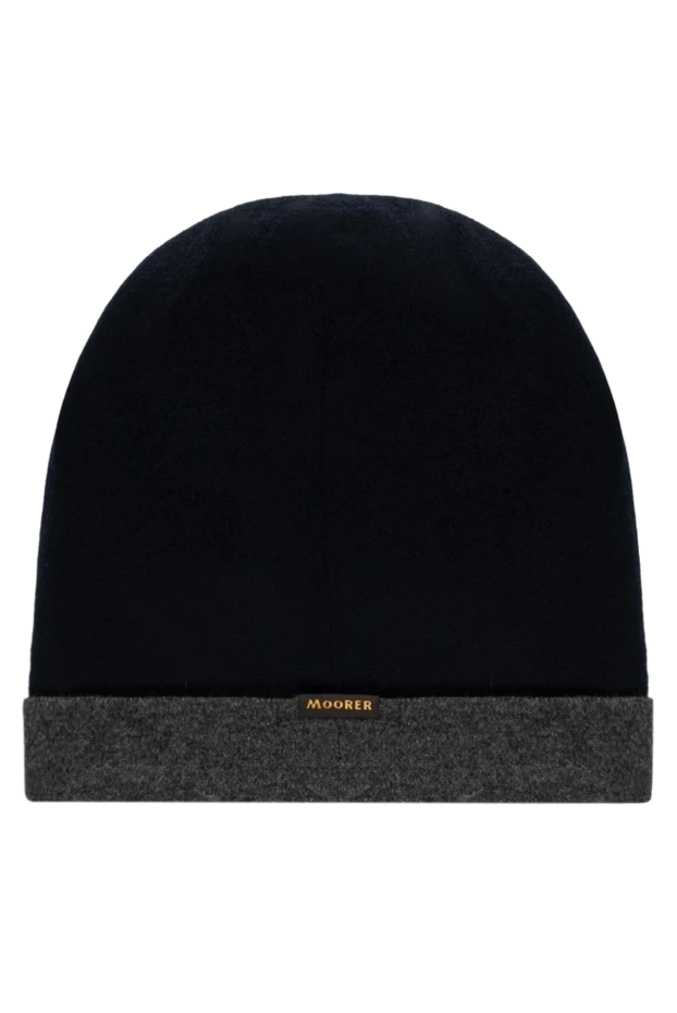 Moorer two-tone cashmere hat with logo on the lapel 180242 - photo 3