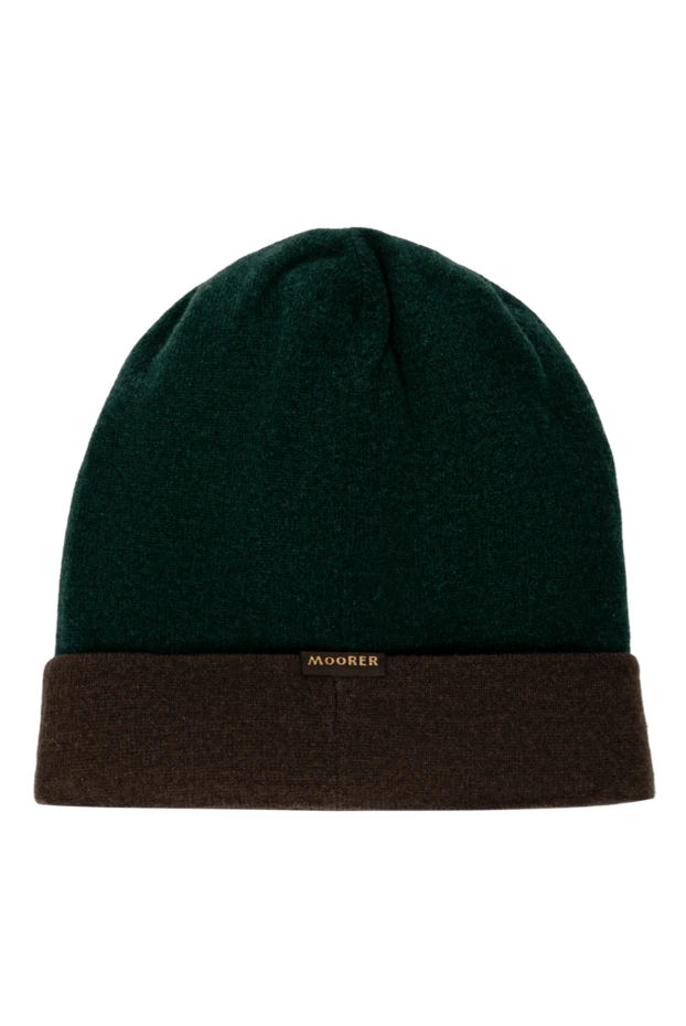 Moorer қоңыр жиекті ерлер жасыл кашемир қалпағы
 180245 - фото 3