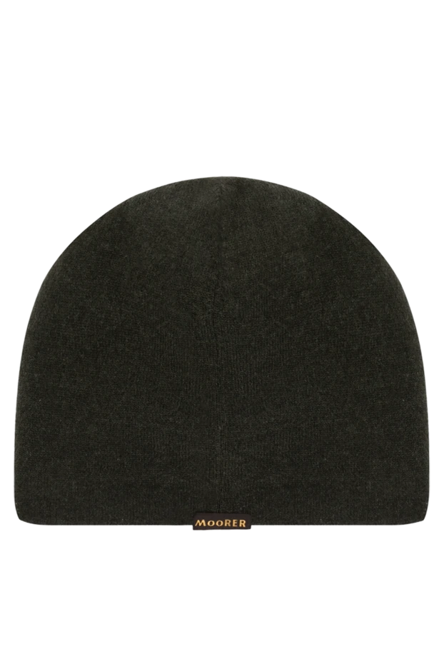 Moorer men's cashmere hat in deep dark green 180246 - photo 3