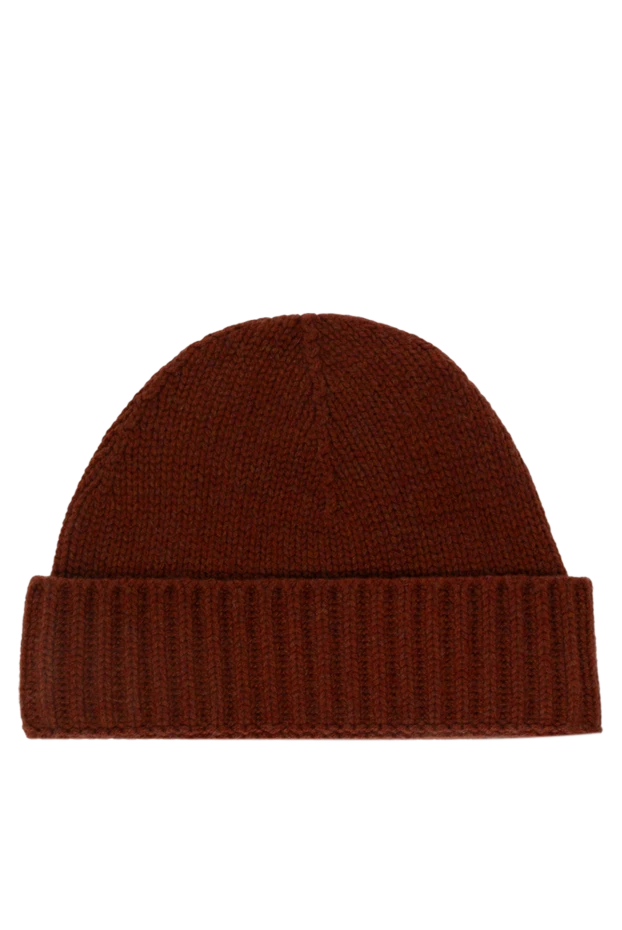 Moorer шапка мужская бордовая из кашемира 180253 - фото 3