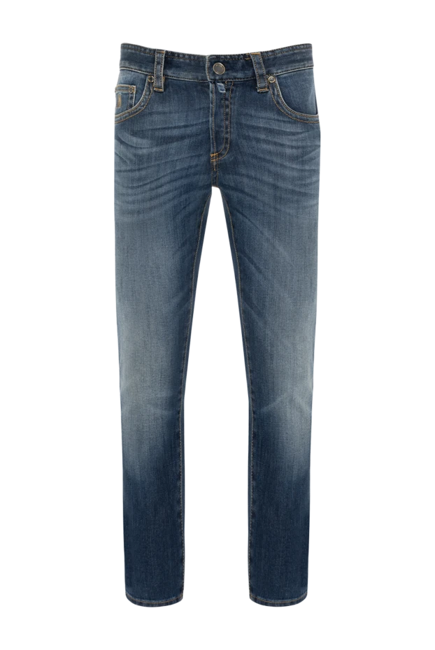 Moorer man men's blue jeans made of cotton and elastane купить с ценами и фото 180258 - photo 1