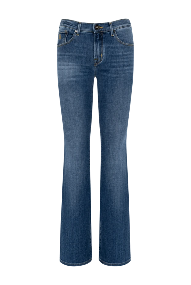 Moorer woman women's blue jeans made of cotton and elastane купить с ценами и фото 180261 - photo 1