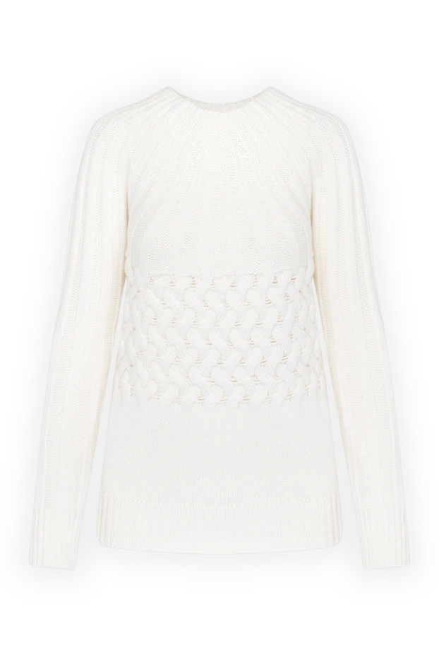 Moorer woman women's white wool jumper купить с ценами и фото 180264 - photo 1