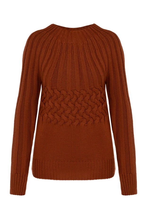 Moorer woman women's brown wool jumper купить с ценами и фото 180276 - photo 1