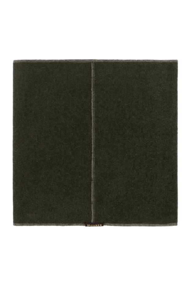 Moorer men's green cashmere scarf 180302 - photo 3