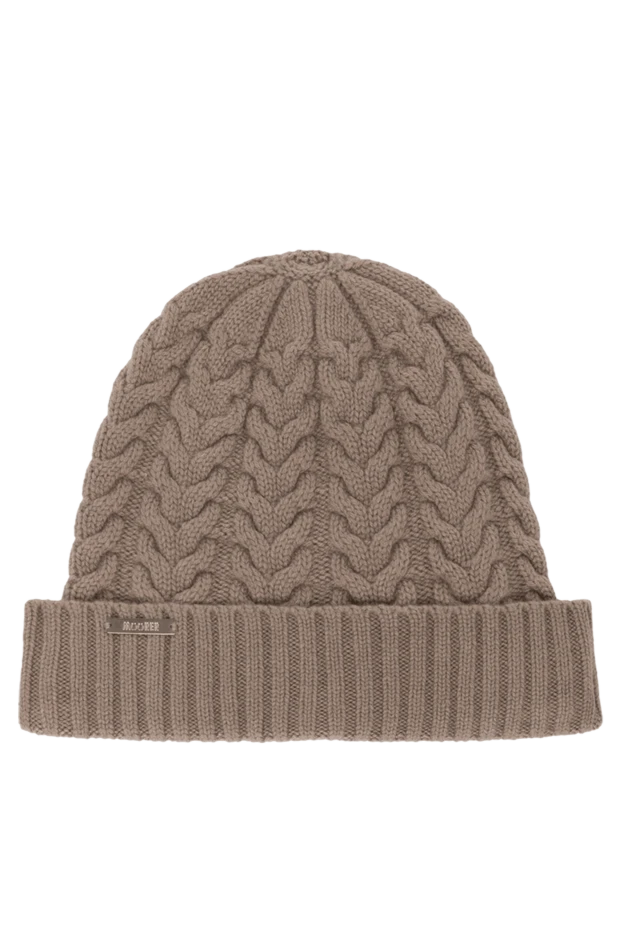 Moorer woman women's beige cashmere hat купить с ценами и фото 180306 - photo 1