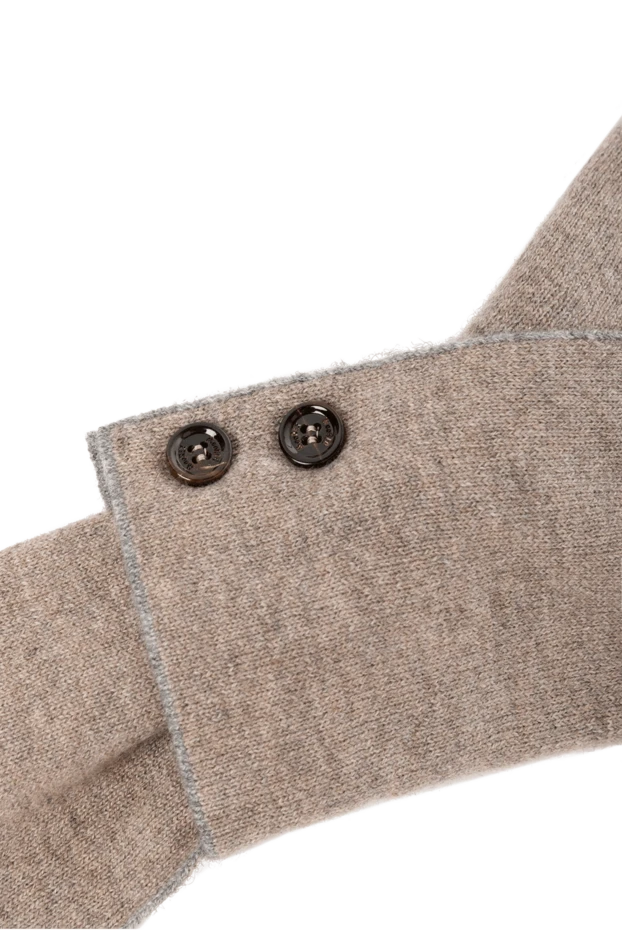 Moorer brown cashmere scarf for men 180308 - photo 3