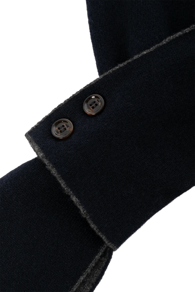 Moorer scarf loop for men cashmere blue 180313 - photo 3