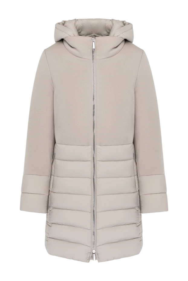 Moorer woman women's gray down jacket made of wool and cashmere купить с ценами и фото 180319 - photo 1