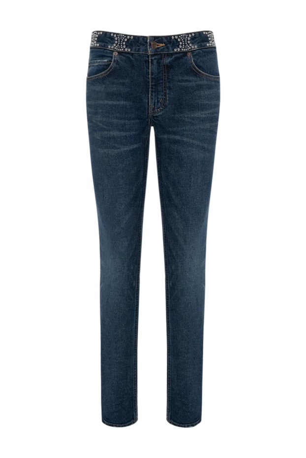 Celine woman women's blue jeans made of cotton and elastane купить с ценами и фото 180325 - photo 1