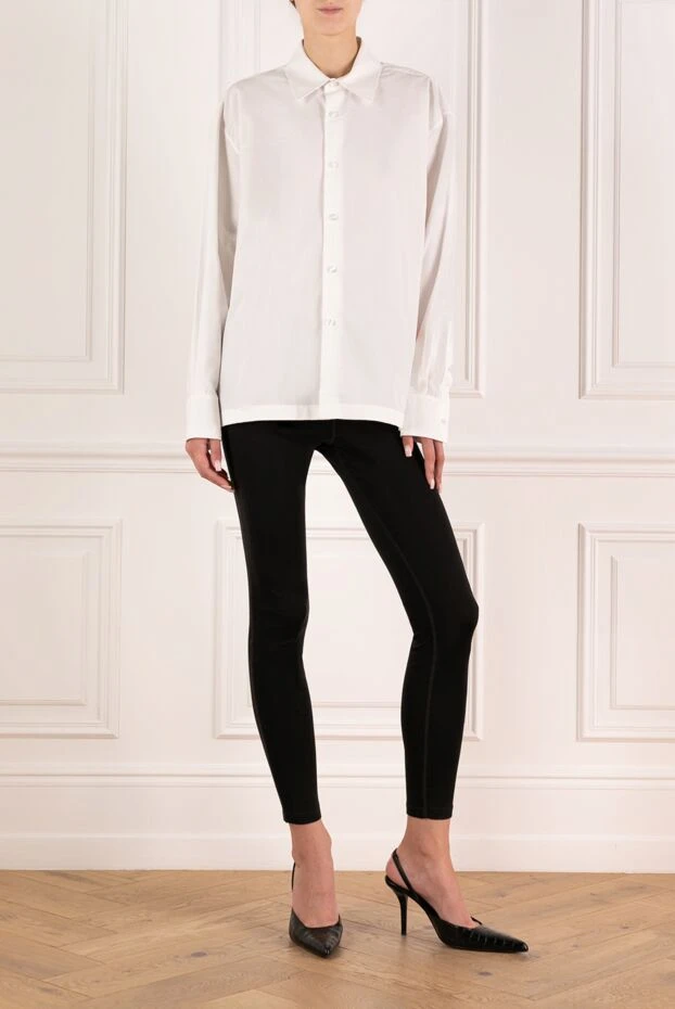 Alexanderwang woman women's white cotton shirt купить с ценами и фото 180363 - photo 2