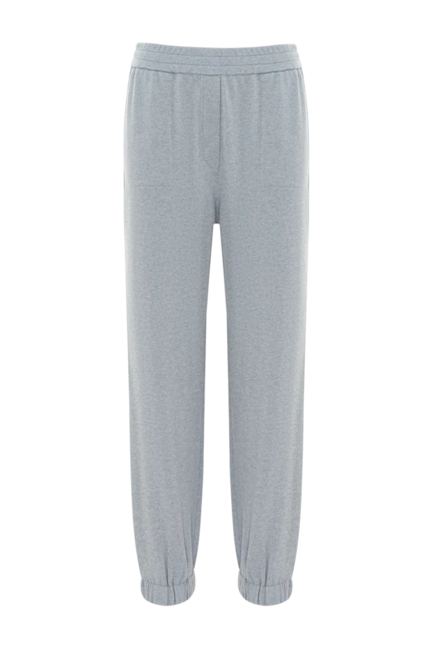 Әйелдерге арналған кең кашемирден жасалған спорттық шалбар - фото 1