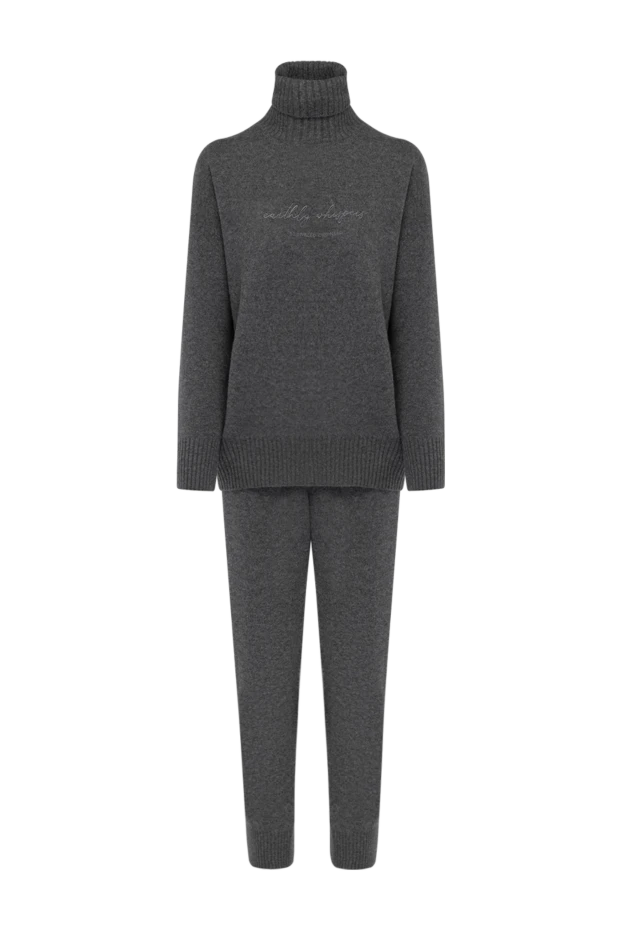 Костюм женский серый - фото 1