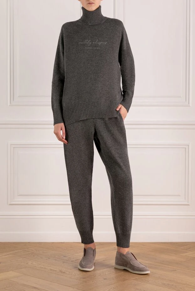 Костюм женский серый - фото 2